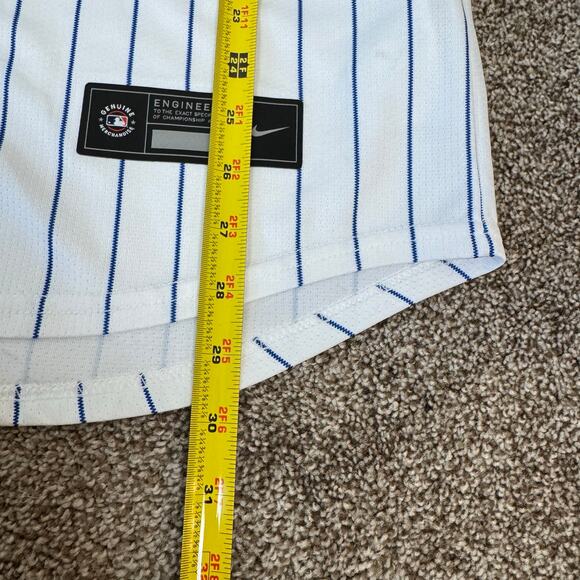 NIKE New York Mets Jersey #1 NWT Size Medium DriFit Engineered Jeff McNeil White - Picture 14 of 16